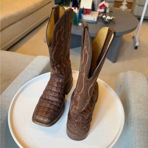Kids Brown Western Cowboy Boots